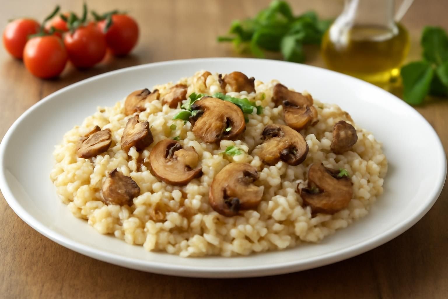 découvrez notre recette italienne pas à pas pour un risotto aux champignons crémeux et savoureux. facile à préparer, parfait pour un repas réconfortant.