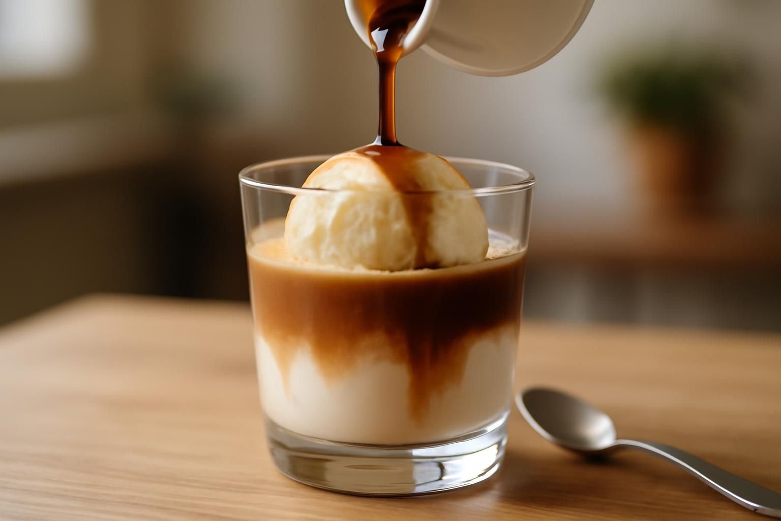 découvrez comment préparer un affogato al caffè, le délicieux dessert mêlant café et glace, prêt en seulement deux minutes. simple, rapide et savoureux !